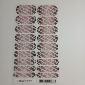 Jamberry Pink Geometric Nail Wraps